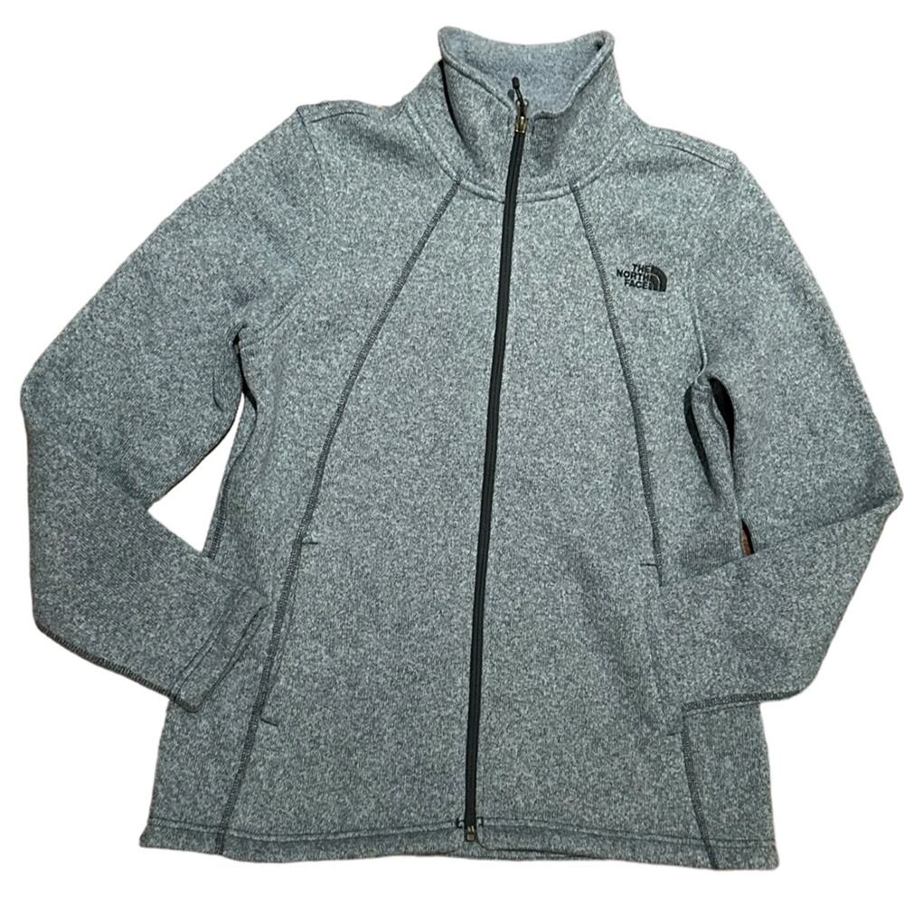 The North Face Women’s Large Blue Heathered Lightweight Full Zip Jacket/Coat